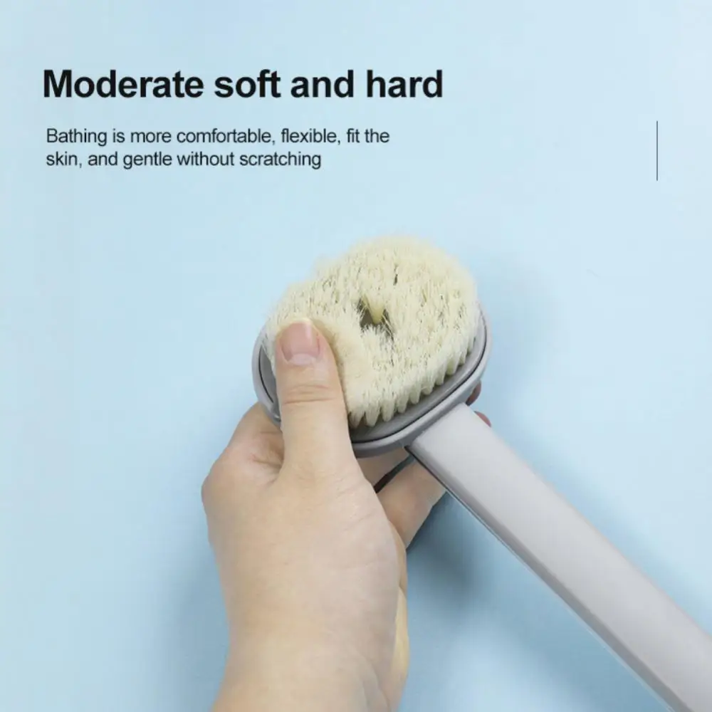

Exfoliating Scrub Soft Hair Bath Brush Massage Skin Bath Brush Foam Bathroom Brush Shower Spa Long Handle Bath Brush