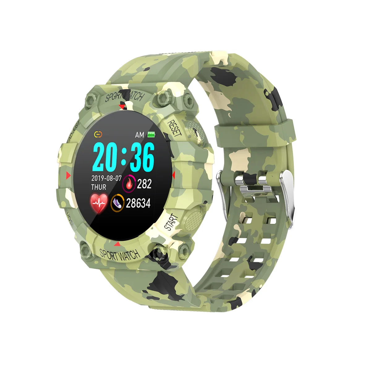 The new waterproof smart watch FD68 watch heart rate blood o
