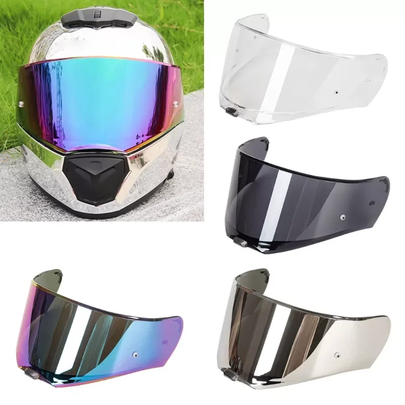 

Helmet Sun Visor Goggles Shield LensHelmet Facemask Eye-Shield Lens Compatible with LS2 FF390 N0HF