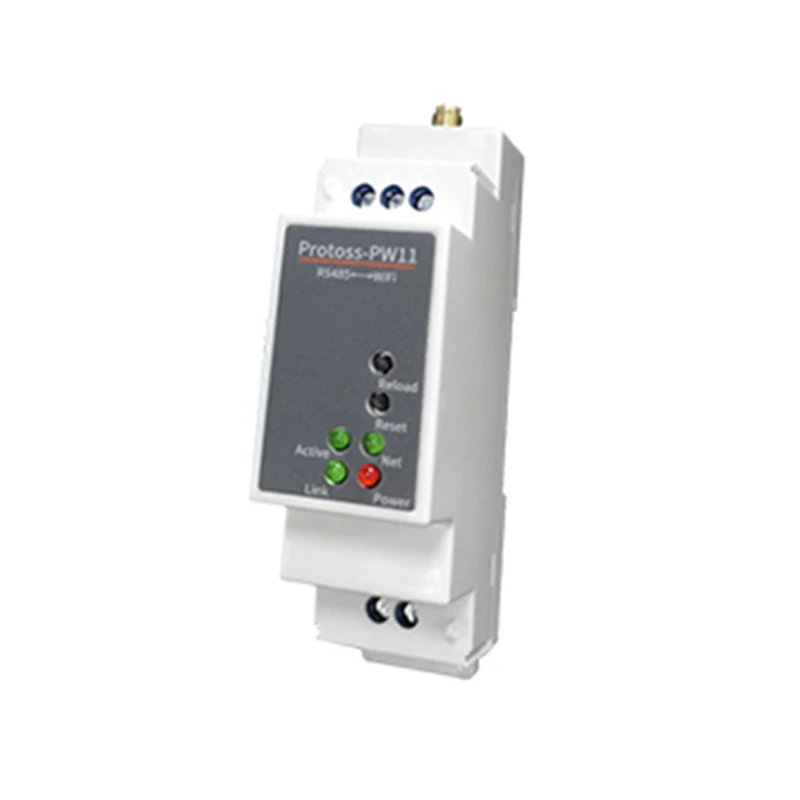 

Рельсовый монтажный последовательный порт сервера RS485 к Wi-Fi или Rj45 Ethernet преобразователь сервера Поддержка порта Modbus