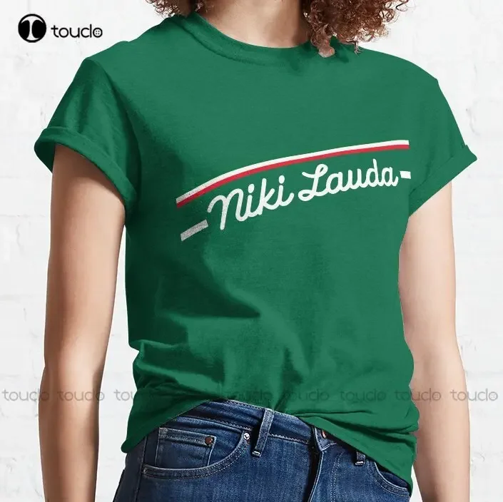 Niki Lauda Classic T-Shirt Custom Aldult Teen Unisex Digital Printing Tee Shirts Funny Art Streetwear Cartoon Gift
