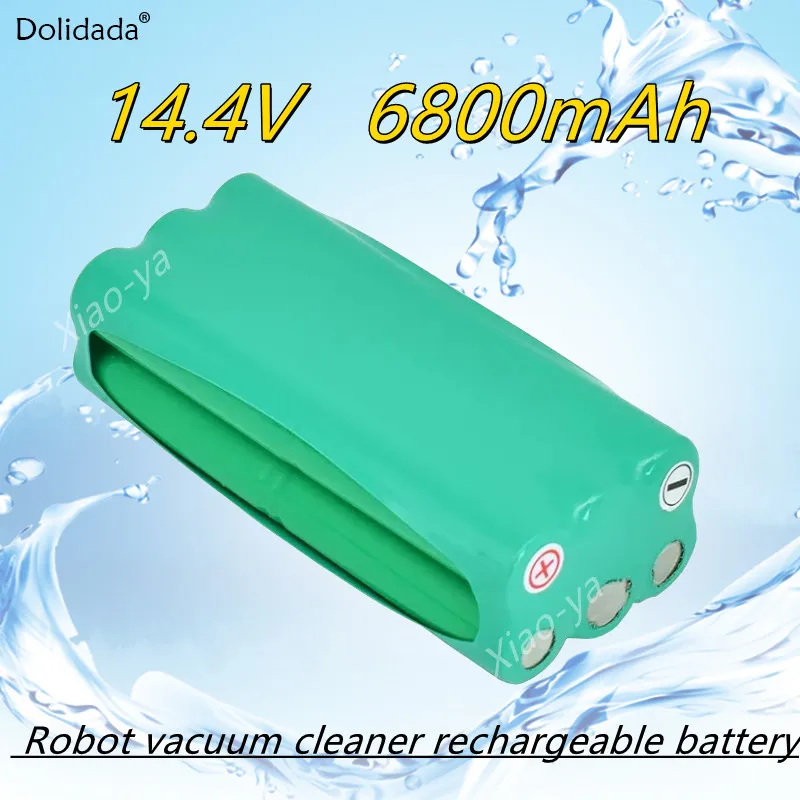 

New type of battery 14.4V Ni-MH 6800 mAh Robot vacuum cleaner rechargeable battery for liberoV-M600 / M606 v-botT270 / 271