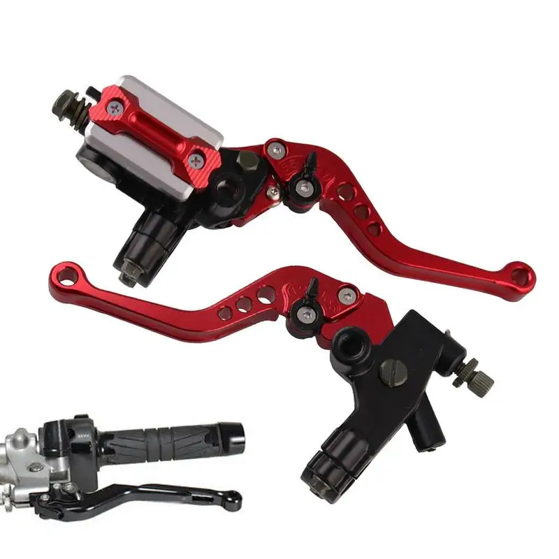 

Motorcycle Brake Levers Universal Clutch Lever For Motorcycle 2Pcs Clutch Brake Handle Levers Compatible With Motor Bike Dirt