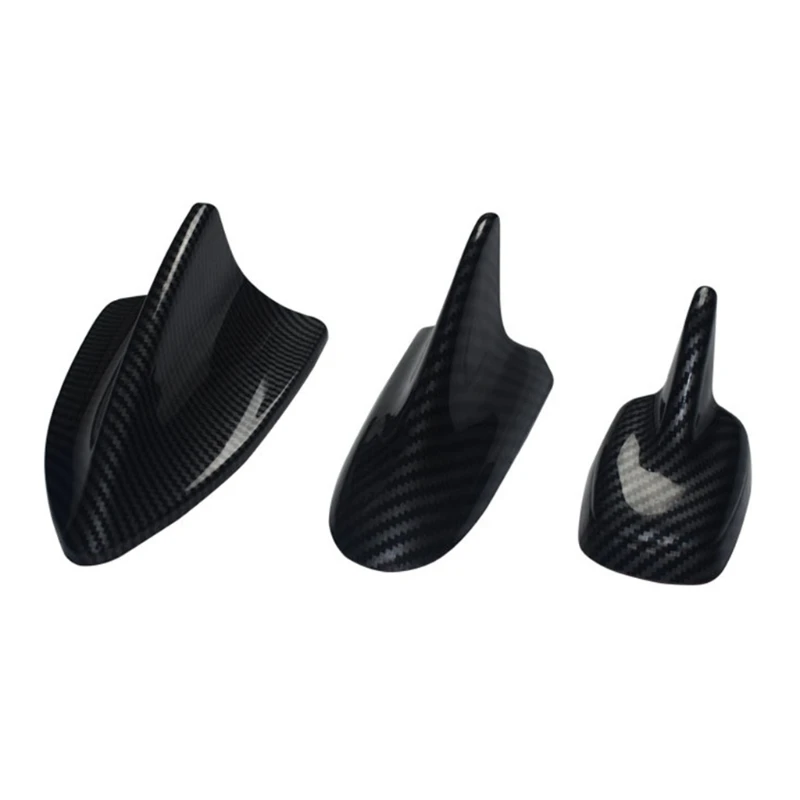 

Shark Shape Fin Antenna Car External Roof Decorative Antenna with Adhesive Base Car Accessories Car External Decor
