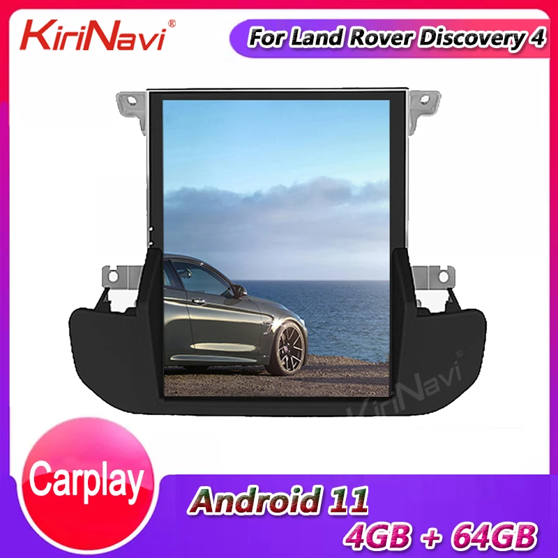

KiriNavi 10.4" Vertical Screen Tesla Style Android Car Radio For Land Rover Discovery 4 Car Dvd Player GPS Navigation 2009-2016