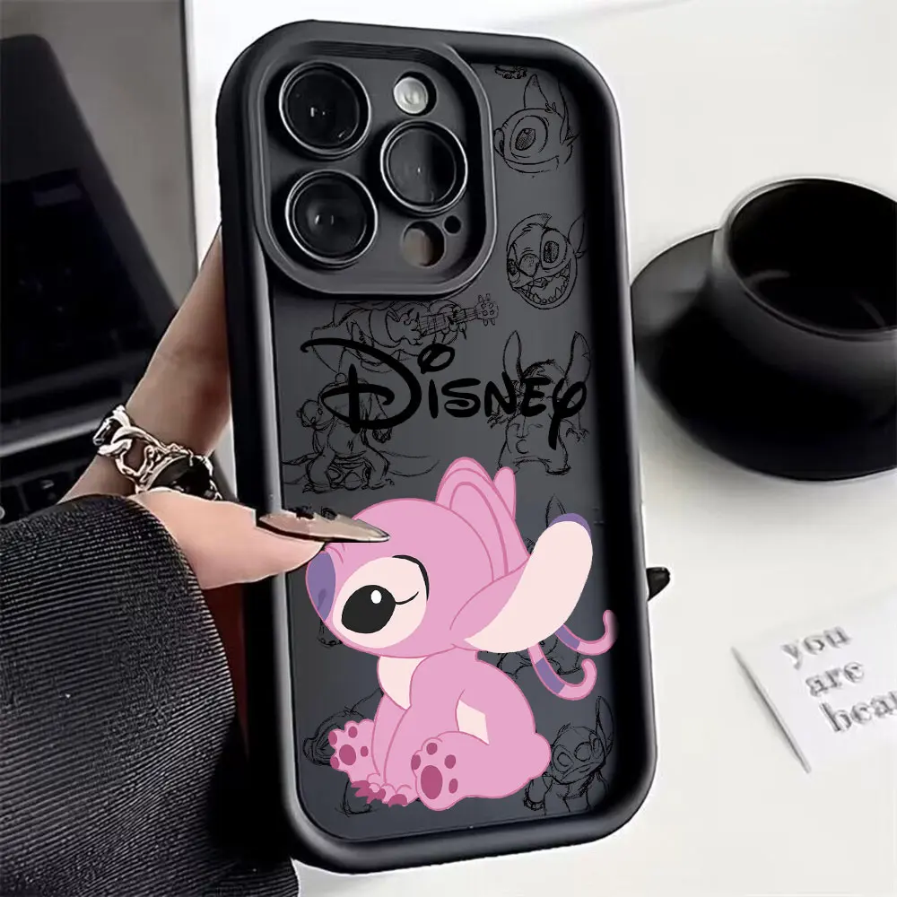Популярный мультяшный Стич задняя крышка для OPPO A7 A15 A16 A17 A38 A53 A54 A55 A58 A60 A72 A76 A78 A94 A98