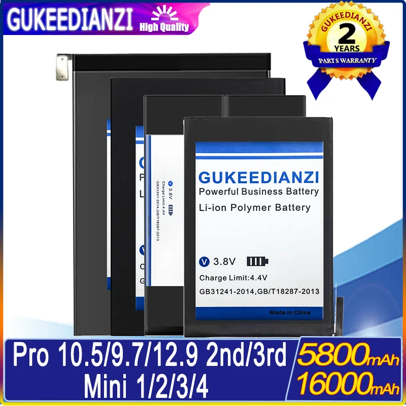 

Аккумулятор для Apple iPad Mini 1 2 3 4 для Ipad Mini1 Mini2 Mini3 Mini4 для iPad Pro 10,5/9,7/12,9 2-й/3-й сменный аккумулятор