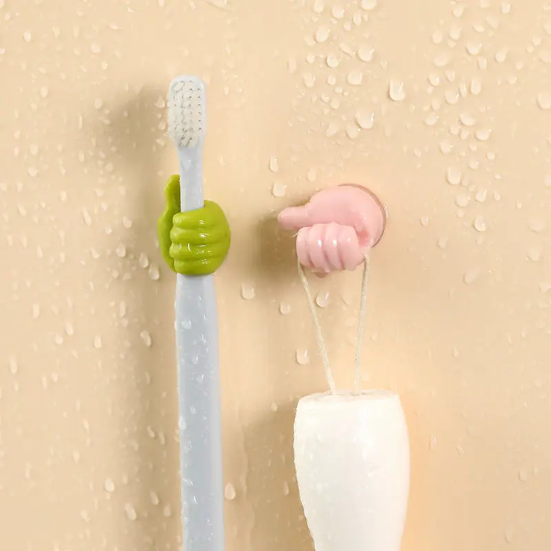 

Wall Hanger Hook Multifunctional Hand Wall Clip Lovely Animal Fridge Hook Key Wall Crochet 4PCS Holder Wire Data Line Hook