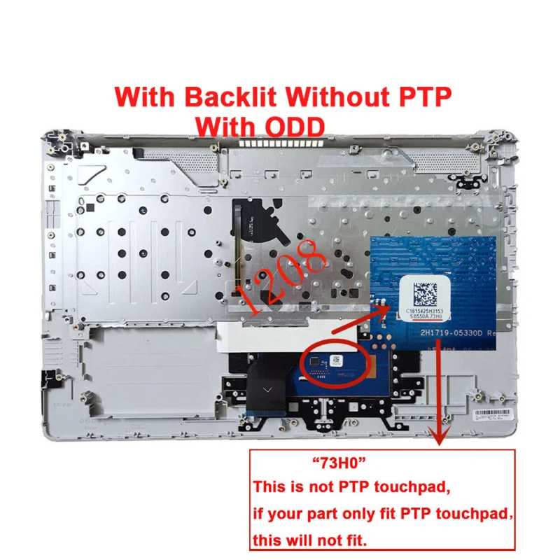 Подсветка клавиатуры/ODD 73H0/H1 для HP 17BY 17-CA 17Z-CA 17T-BY17-by2053cl