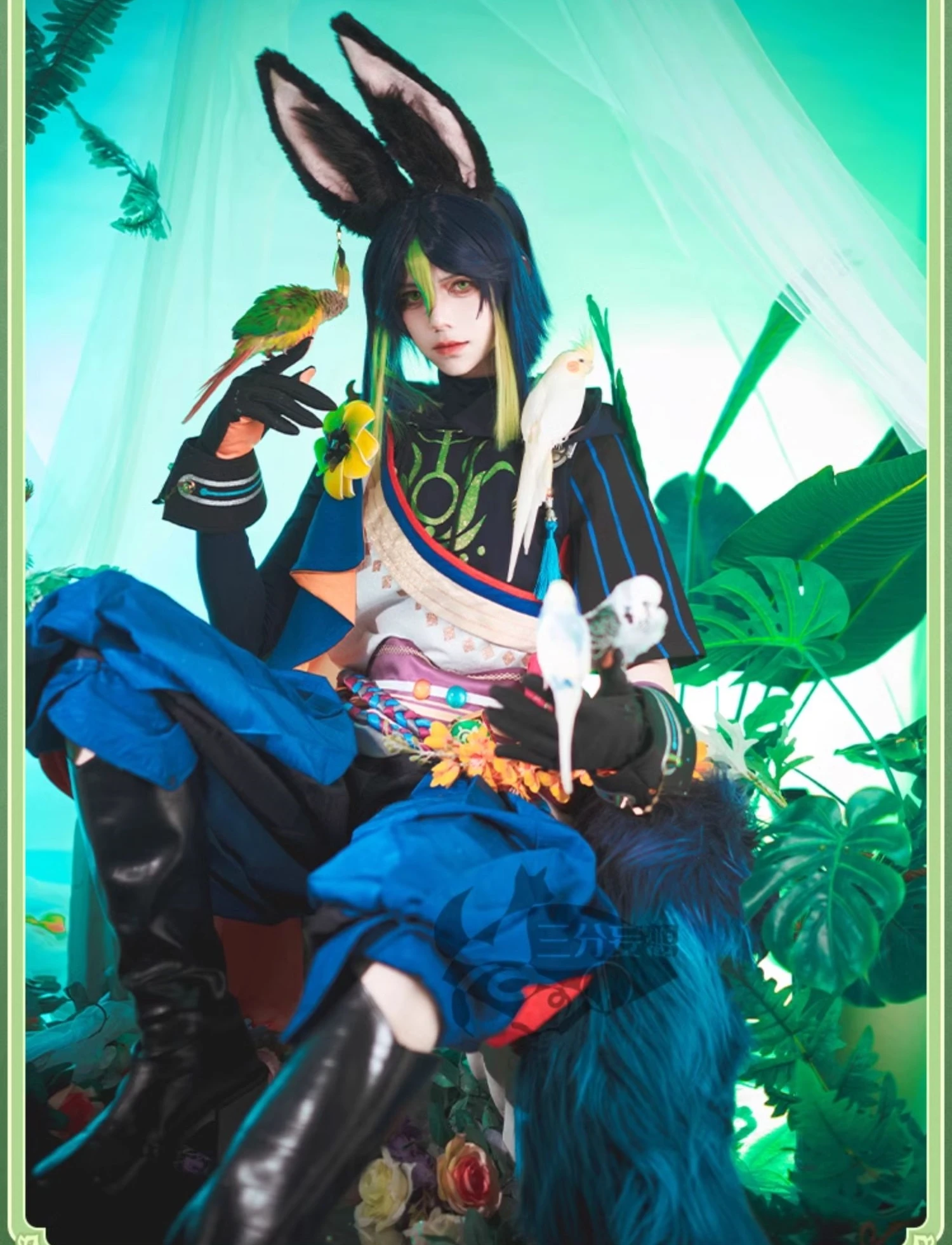 Подтягивающий костюм для косплея Genshin Impact подтянутый женский парик сапоги одежда