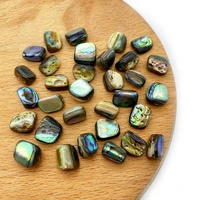 3pcspack natural abalone sea shell loose beads irregular shape 10 mm size diy for making necklace bracelet earrings wholesale