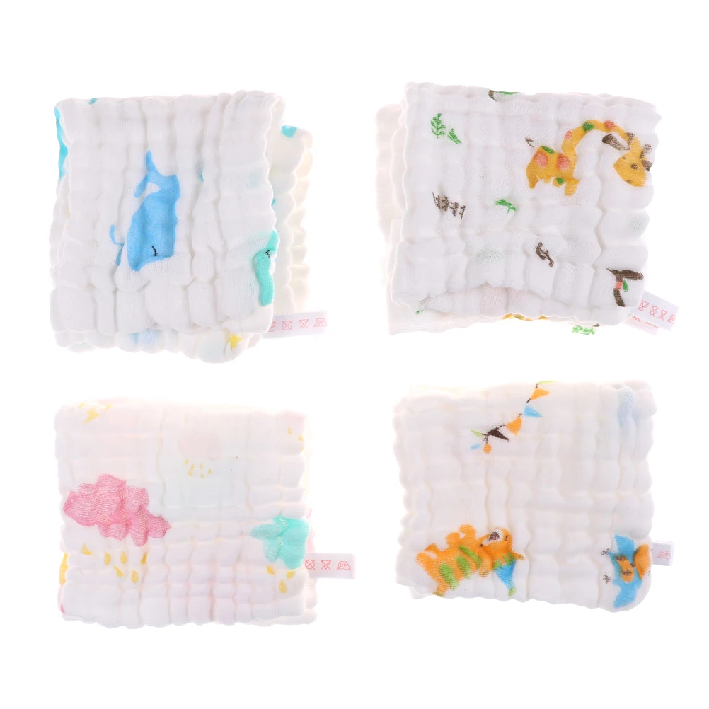 

Муслиновое детское полотенце для новорожденных, 6 слоев марли, для мальчиков и девочек, хлопковое банное слюнявчик, полотенце для кормления, приблизительно 27x27 см, 30x30 см