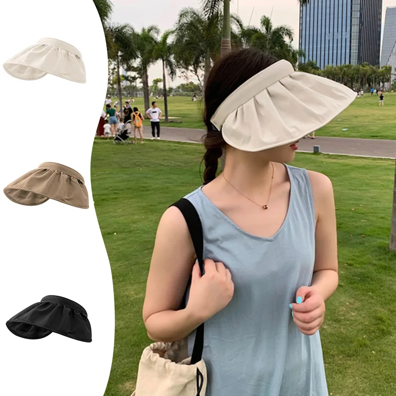 

Корейская Складная Солнцезащитная шапка с большими полями