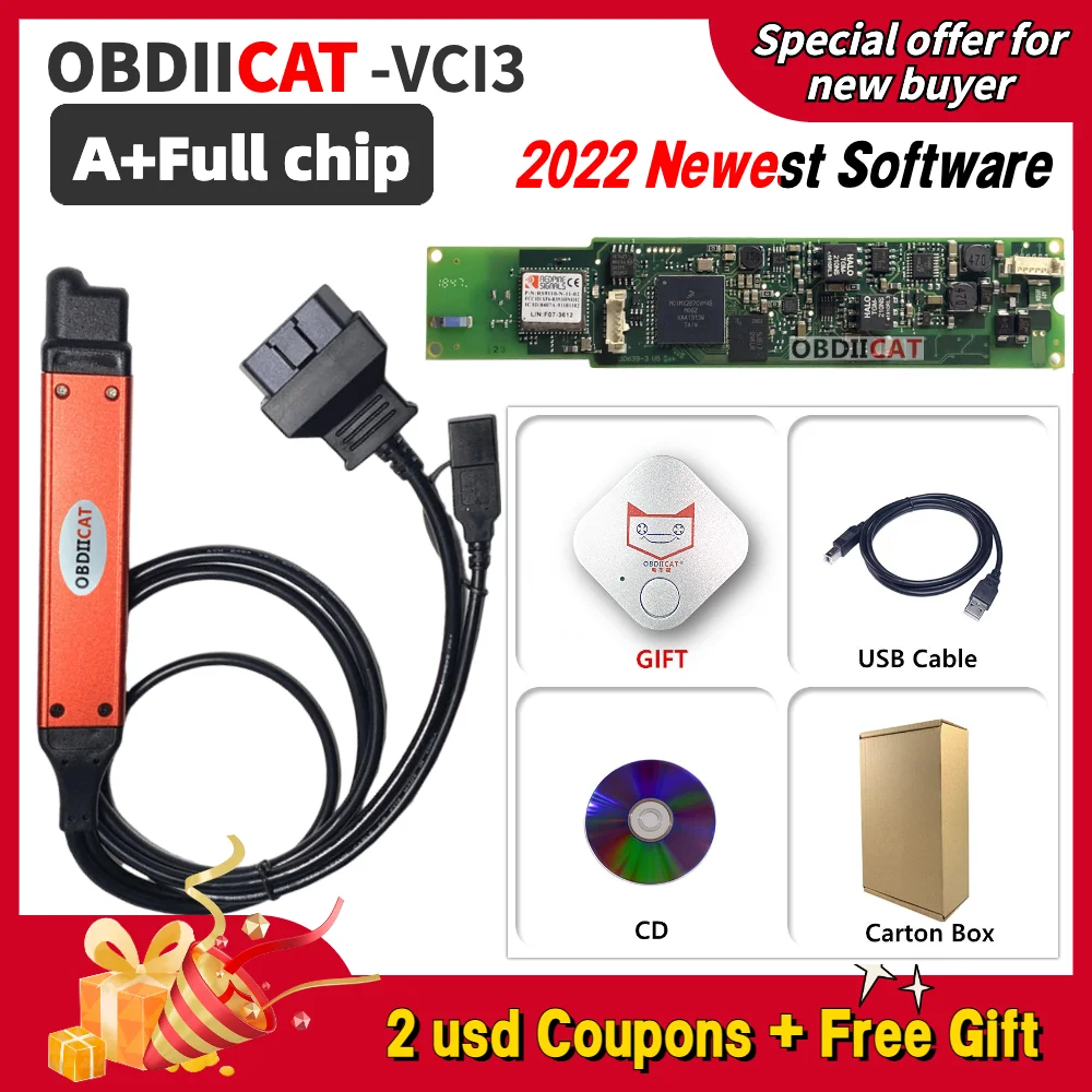 

High Quality VCI-3 VCI3 V2.31/V2.51.2 Scanner Interface with Wifi Wireless Professional OBD2 Truck Diagnostic Tool with SDP3