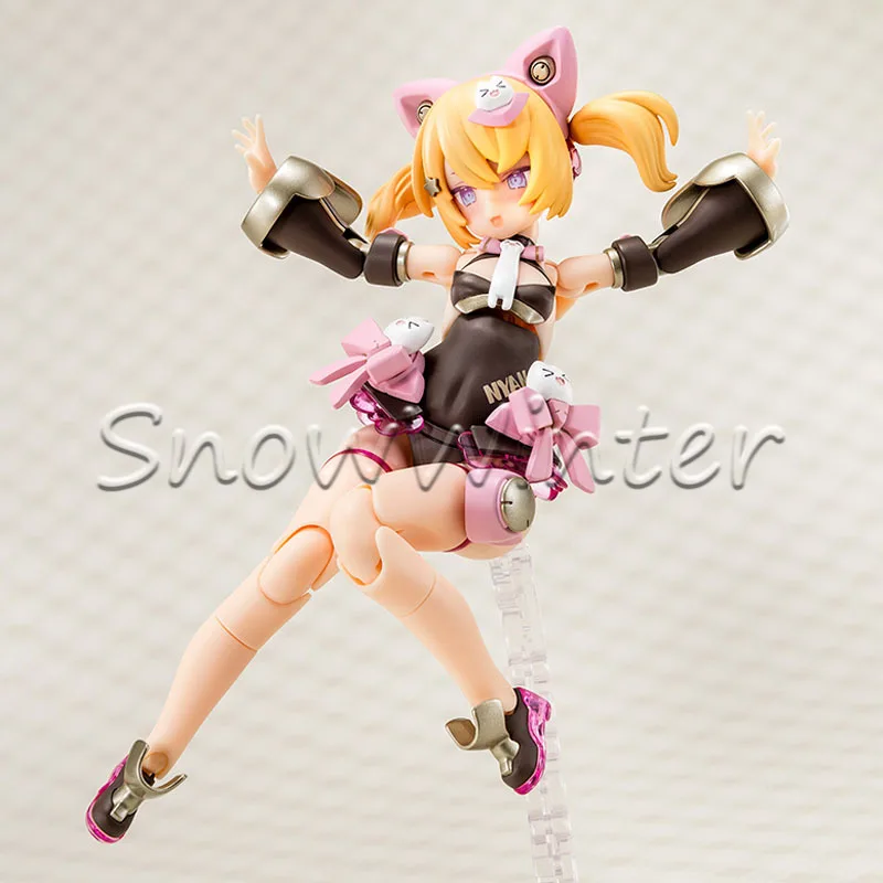Фото В наличии: Оригинальная фигурка KOTOBUKIYA Megami Device 26.1 Puni Mofu Kuro Mao в пенопластовой упаковке, подарок для коллекционеров. №3