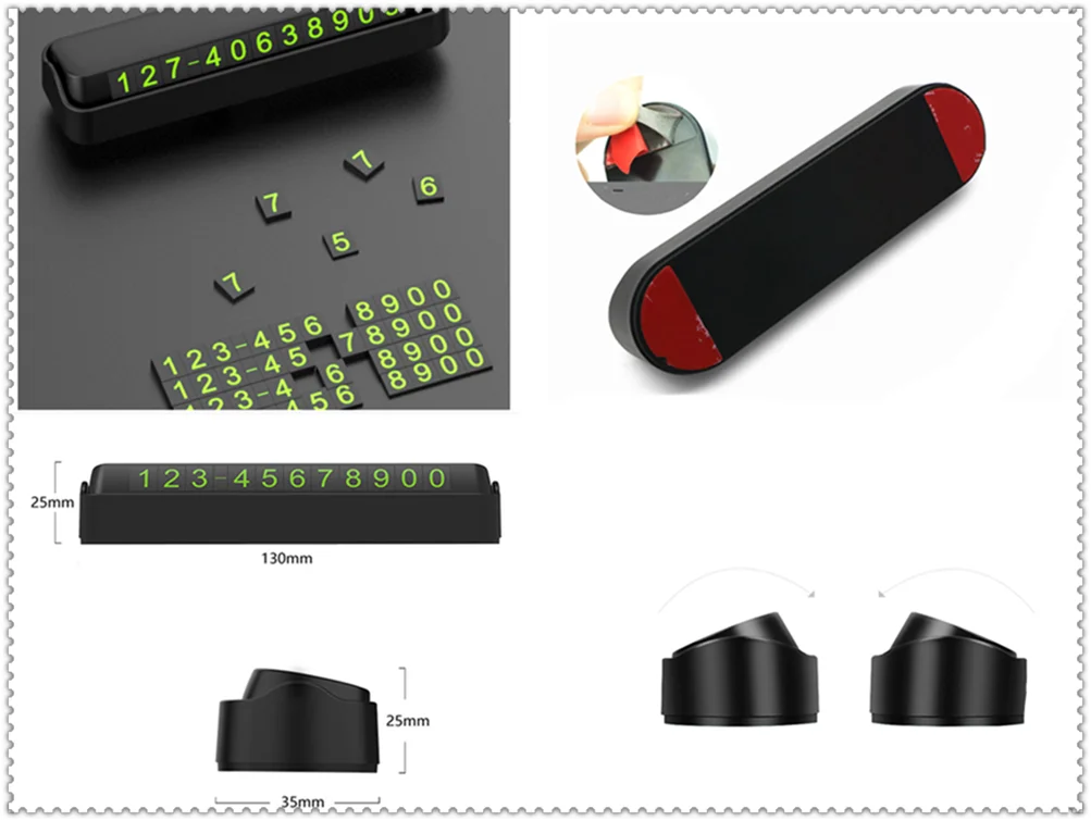Высококачественный автомобильный Стайлинг табличка с временным вызовом и