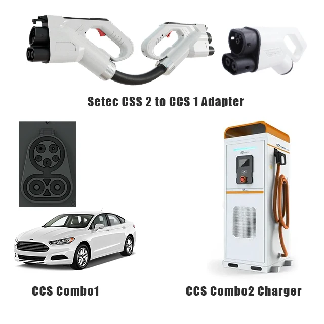 Адаптер постоянного тока Combo2 к Combo 1 CCS2 CCS1 0 3 а м кабельный разъем Европейская