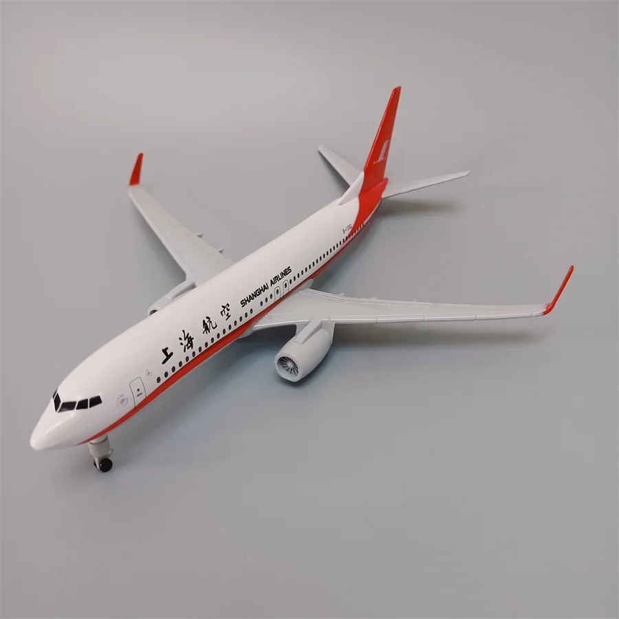

20cm Alloy Metal China Air ShangHai Airlines Boeing 737 B737 Airways Airplane Model Diecast Air Plane Model Aircraft w Wheels