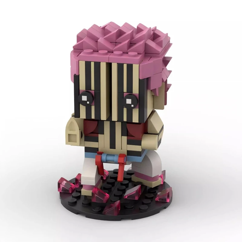 Фото MOC Классическая аниме-фигурка Kill Ghosts Bricksheadz Slayer Demon Blade, мультяшная кукла, строительные блоки, модель, коллекция для взрослых, игрушка в подарок №2