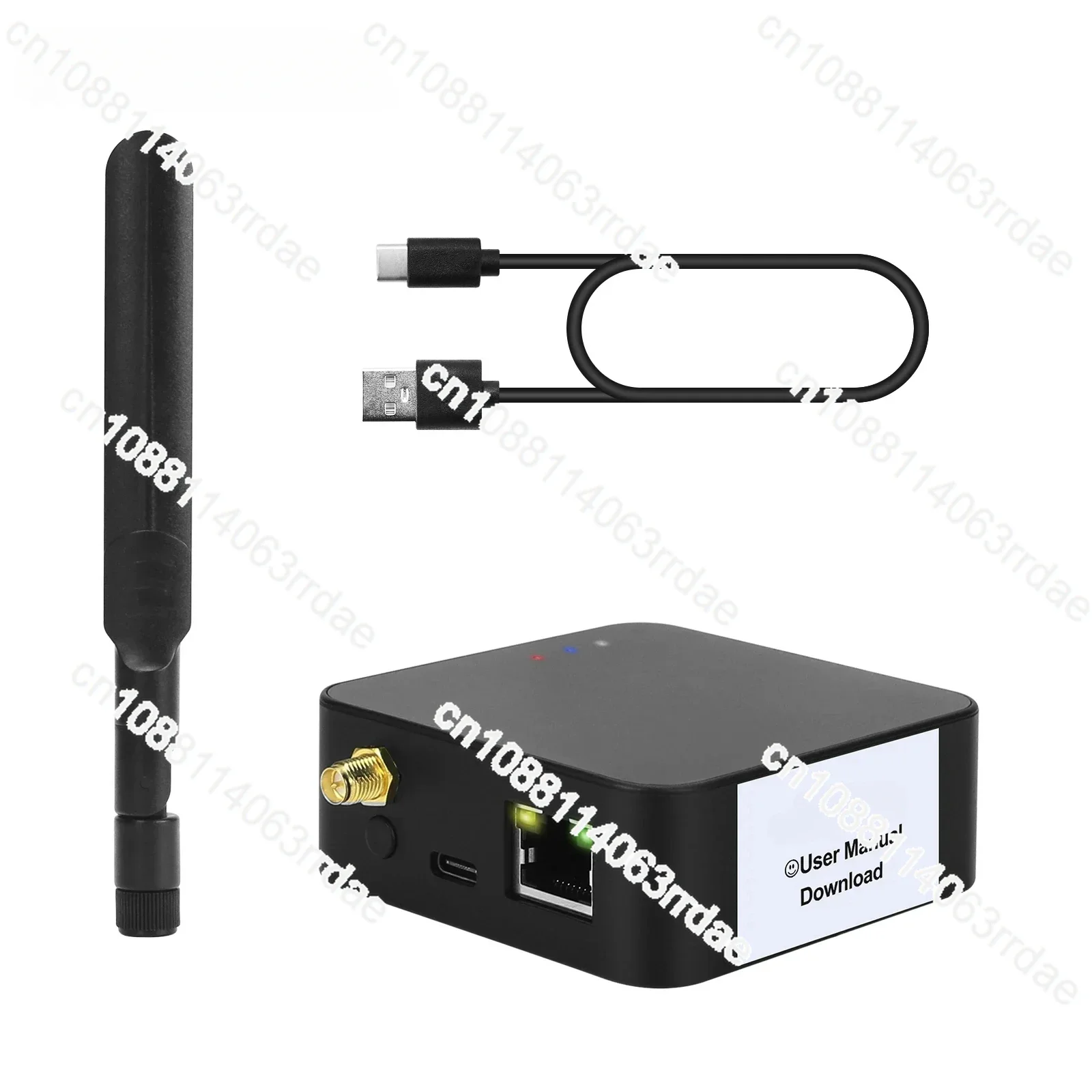 HMG-01 Plus Универсальный координатор шлюза ZigBee POE для модуля CC2652P7 черный/белый