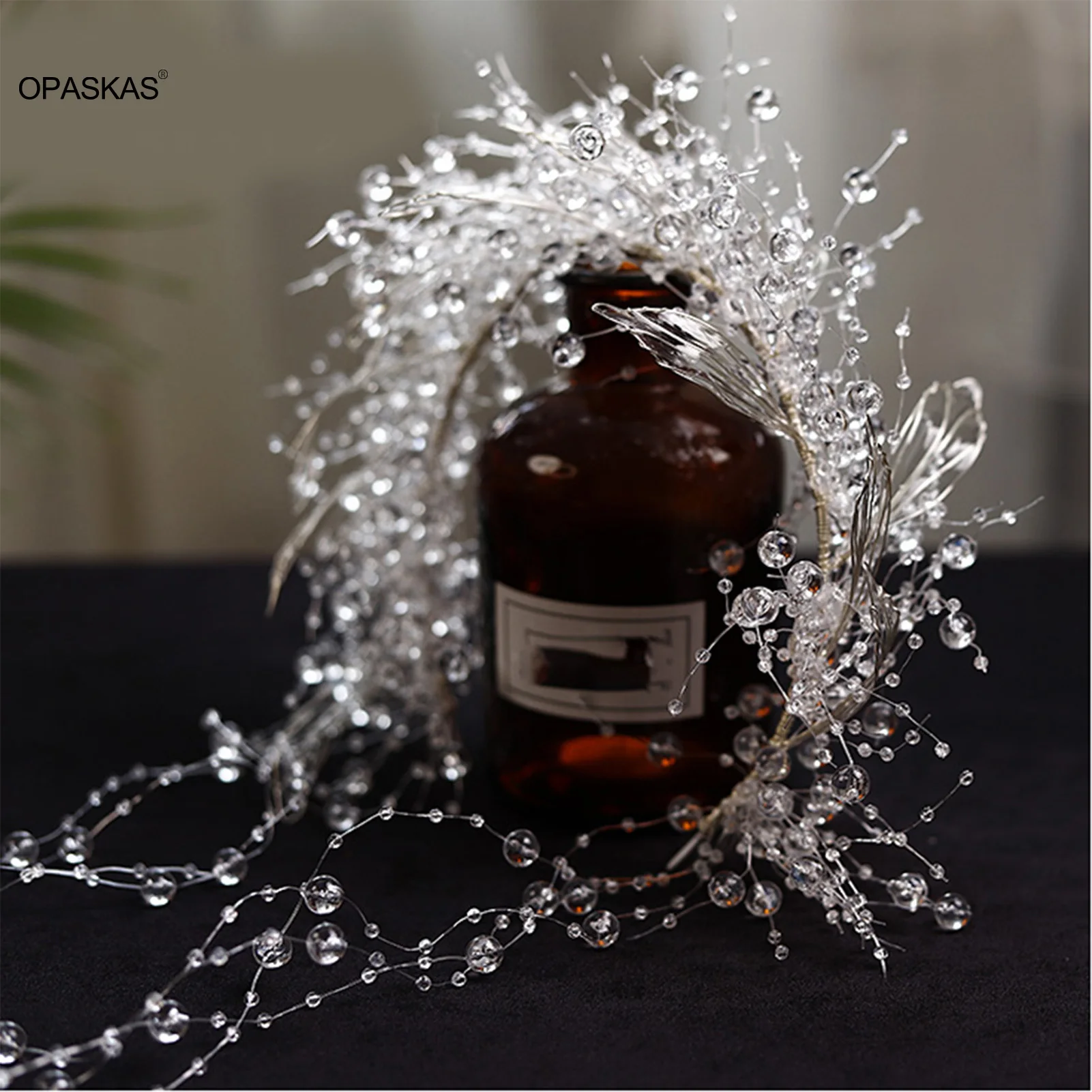 

Glazed Tiaras Hairband Wedding Hair Accessories Silver Color Headband Fashion Queen Hair Hoop Crown Bridal Hair Jewelry Gifts