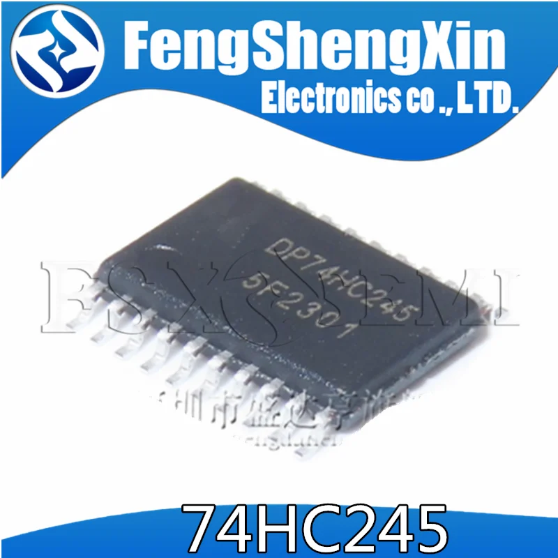 10 шт DP74HC245 = 74HC245PW 74HC245TS TM74HC245 TSSOP20 чип трансивера