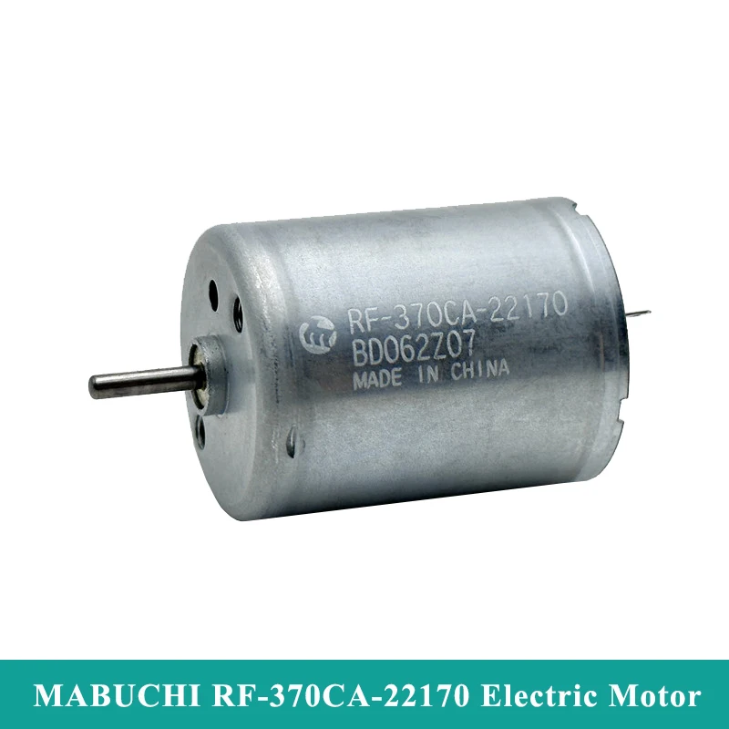 

MABUCHI RF-370CA-22170 Micro 370 Двигатель постоянного тока 3 В 5 В 6 В 6000 об/мин Мини 24 мм Круглый электродвигатель DIY Хобби Игрушечный принтер Копировальный двигатель