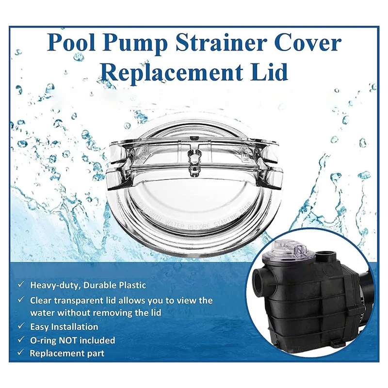 SPX3100D Замена крышки сетчатого фильтра с уплотнительным кольцом для насоса