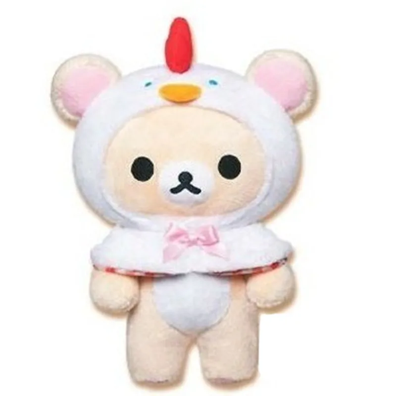 

Rilakkuma Chick Korilakkuma Bear Plush Toy Kawaii Stuffed Animals Cute Anime Plushies Kids Toys for Girls Children Birthday Gift