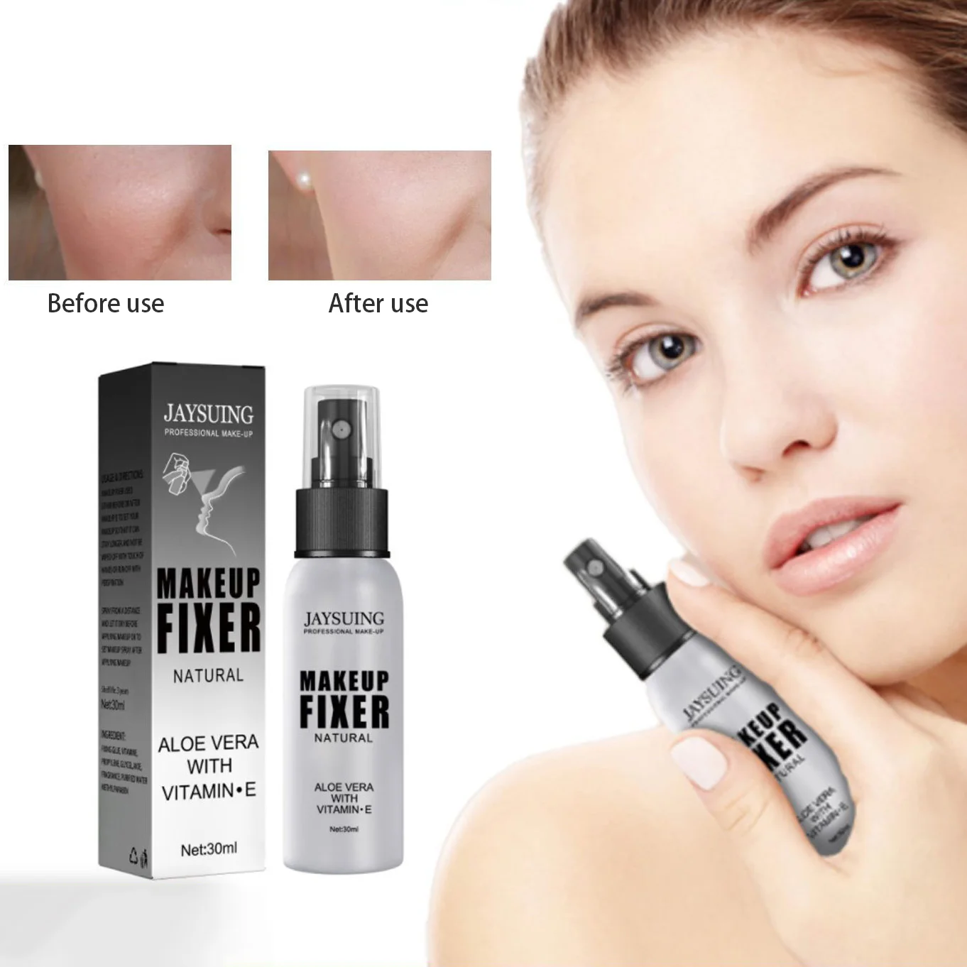 

Makeup Setting Spray Moisturizing Lotion Hydrate Oil Control Long-lasting Make Up Natural Matte Refreshing Quick Fixer Cosmetics