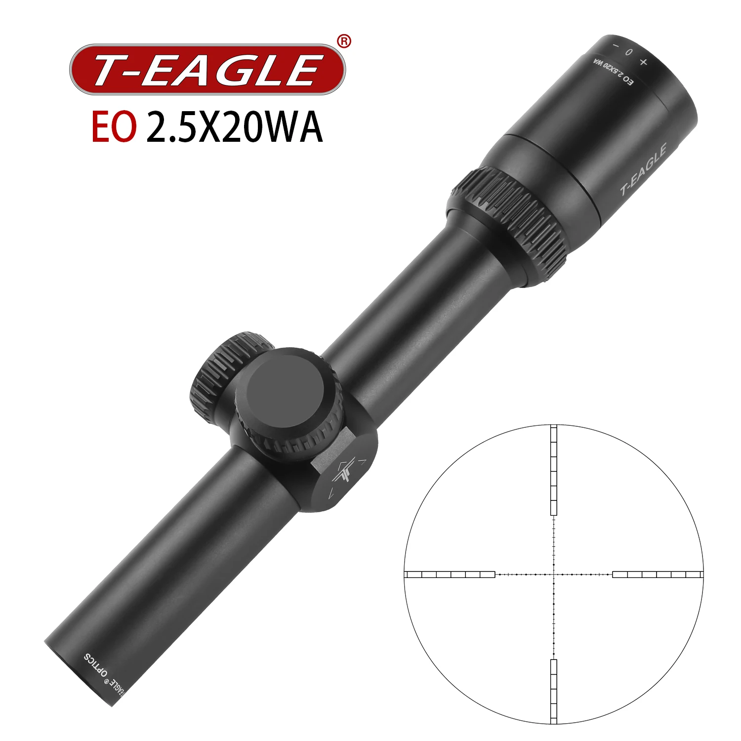 

Винтовочный оптический прицел T-EAGLE EO 2.5X20WA, прицел для страйкбола, Спортивная охотничья оптика, прицел для стрельбы, охотничьей винтовки Air r