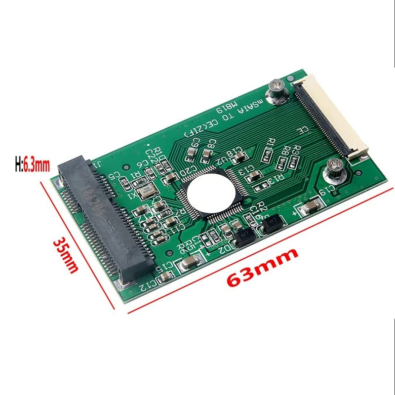 Mini SATA MSATA PCI-E SSD до 40Pin 1 8 дюймов ZIF/CE преобразователь карты для IPOD IPAD Toshiba Hitachi ZIF