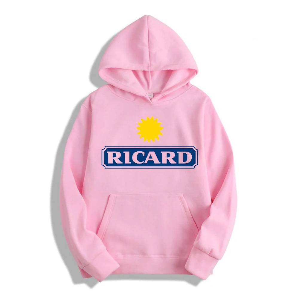 

Ouzo liquor alcohol Ricard France Ouzo hoodies for men and women Ricard printed logo pullovers for adult pure cotton clothes