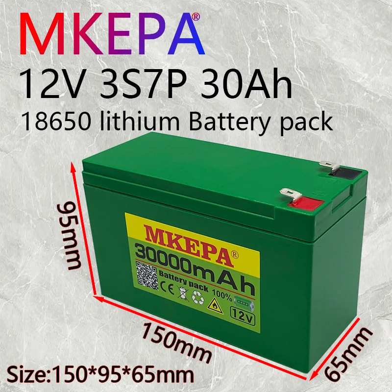 

3S7P, 12 В, 12,6 в, 30 А · ч, корпус литий-ионной батареи + кронштейн + Защитная плата, всего 21 батарея