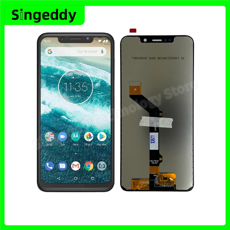 

Original LCD Display For Motorola Moto One P30 Play Touch Screen Digitizer Assembly Replacement XT1941-1 XT1941-3 XT1941-4 5.9''