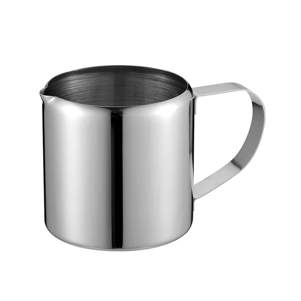 

Kitchen Stainless Steel Cream Milk Jug Home Sugar Jar Catering Use Accessories Drink Polished Restaurants Coffee Latte