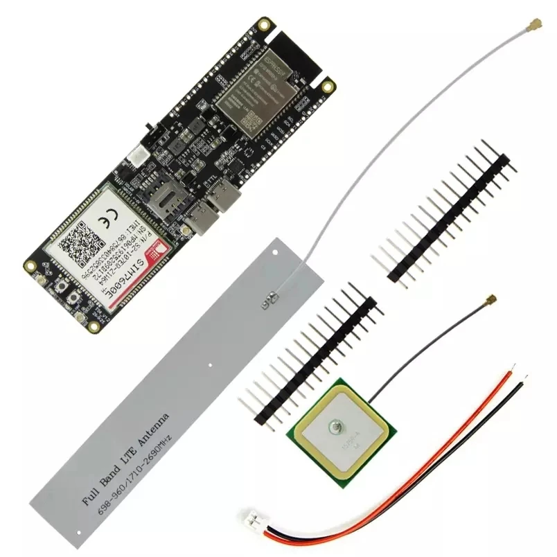 

7600E-H Module ESP32-WROVER-B Chip WiFi Blue tooth 18560 Battery Holder Solar Charge Development Board