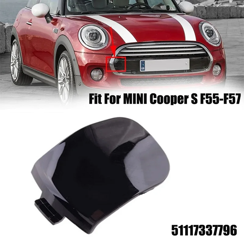 

Car Front Bumper Tow Hook Cover Cap 51117337796 ABS For MINI Cooper S F55 F56 F57 Right Side Tow Eye Cap Accessories
