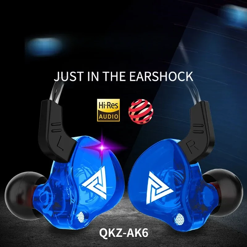 

Ak6 Sports Earphone In Ear Drive By Wire With Microphone Extra Bass Cellphone Headset