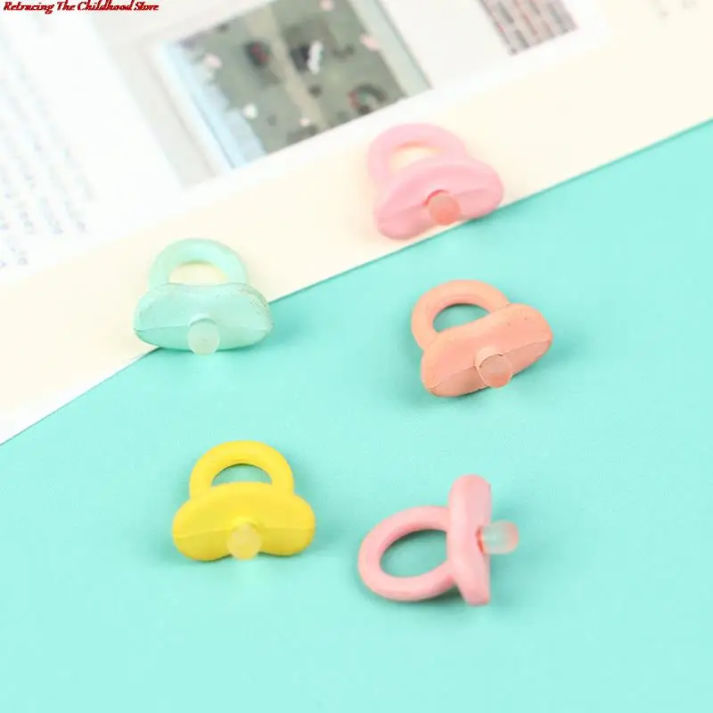 

5pcs/lot Dollhouse Miniature Mini Nipple Model Pretend Play Games Toys Doll house Pacifier