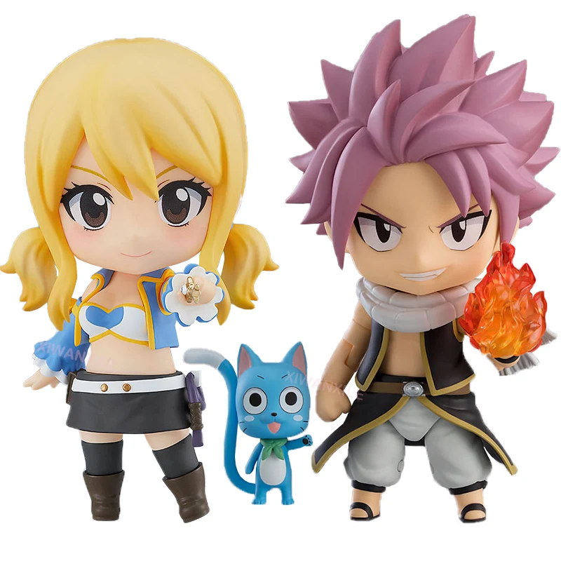

#1741 FAIRY TAIL Natsu Dragneel Anime Figure #1924 Lucy Heartfilia Action Figure Fairy Tail Figurine Collectible Model Doll Toys