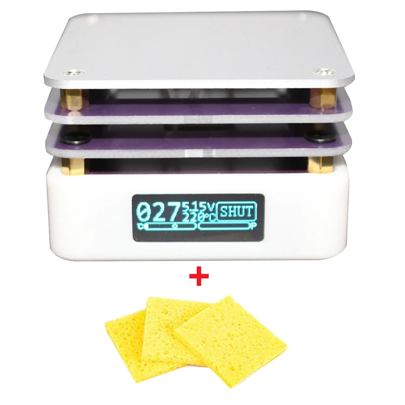 New-PD 65 Вт мини-нагреватель горячей пластины светодиодный дисплей печатная плата