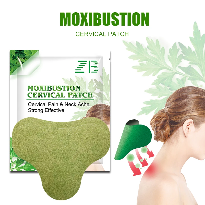 

12pc Health Care Cervical Patch Pain Plaster Relaxing Natural Wormwood Rheumatic Arthritis Plaster for Neck and shoulder Massage