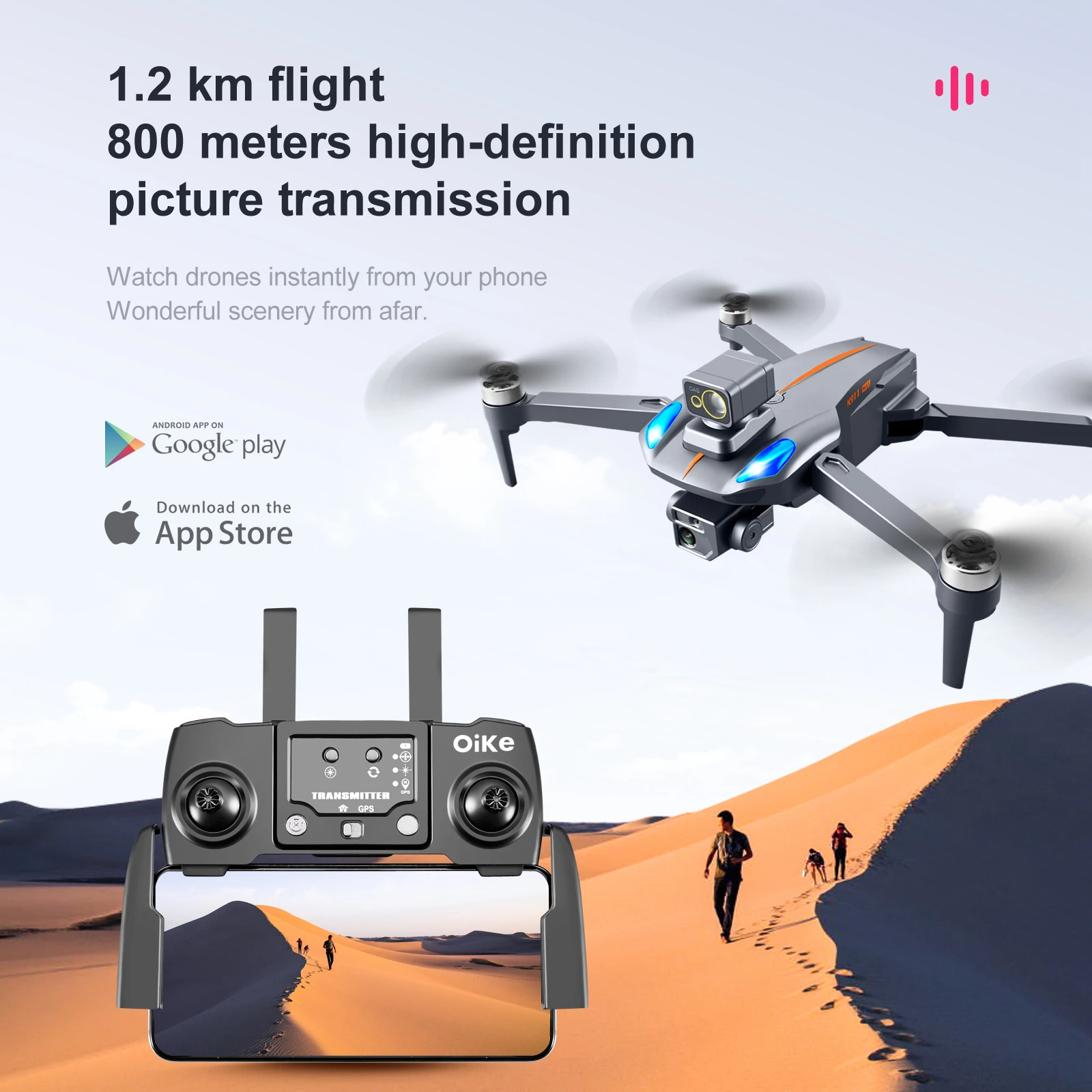 Профессиональный Квадрокоптер с камерой 4K GPS 8K HD и дистанционным управлением |