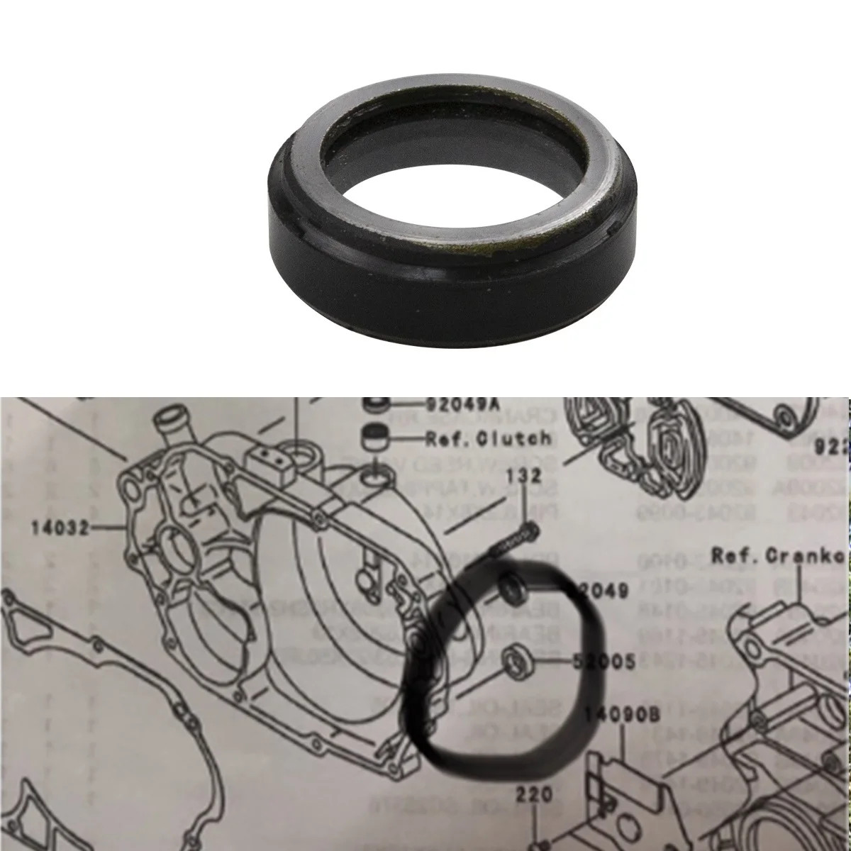 Указатель уровня масла для мотоцикла стеклянный датчик окна Kawasaki ZX150/NINJA 150RR KIPS KR150