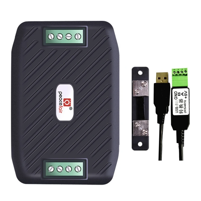 

Peacefair PZEM-017 DC 0-300V Current Meter 0-300V RS485 Modbus Voltmeter Power Energy Wattmeter With 50A Shunt USB Cable