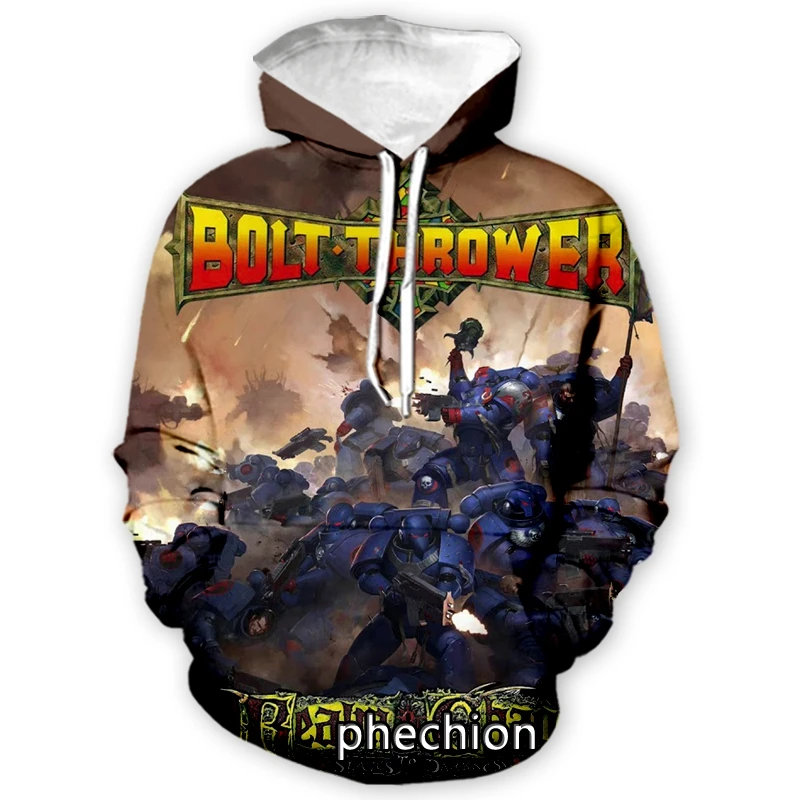 Новый мужской/женский Свитшот phechion с объемным принтом модная Толстовка длинным