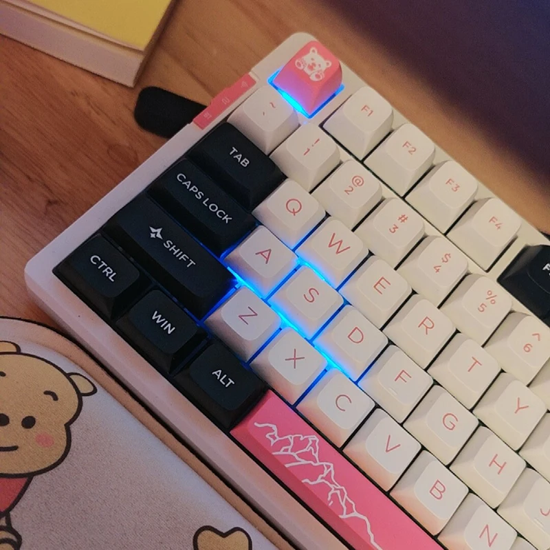 Фото Беспроводная механическая игровая клавиатура VGN V98pro V3 с тремя режимами подключения, Bluetooth, бесшумная офисная клавиатура, подарок для мужчин и женщин №5
