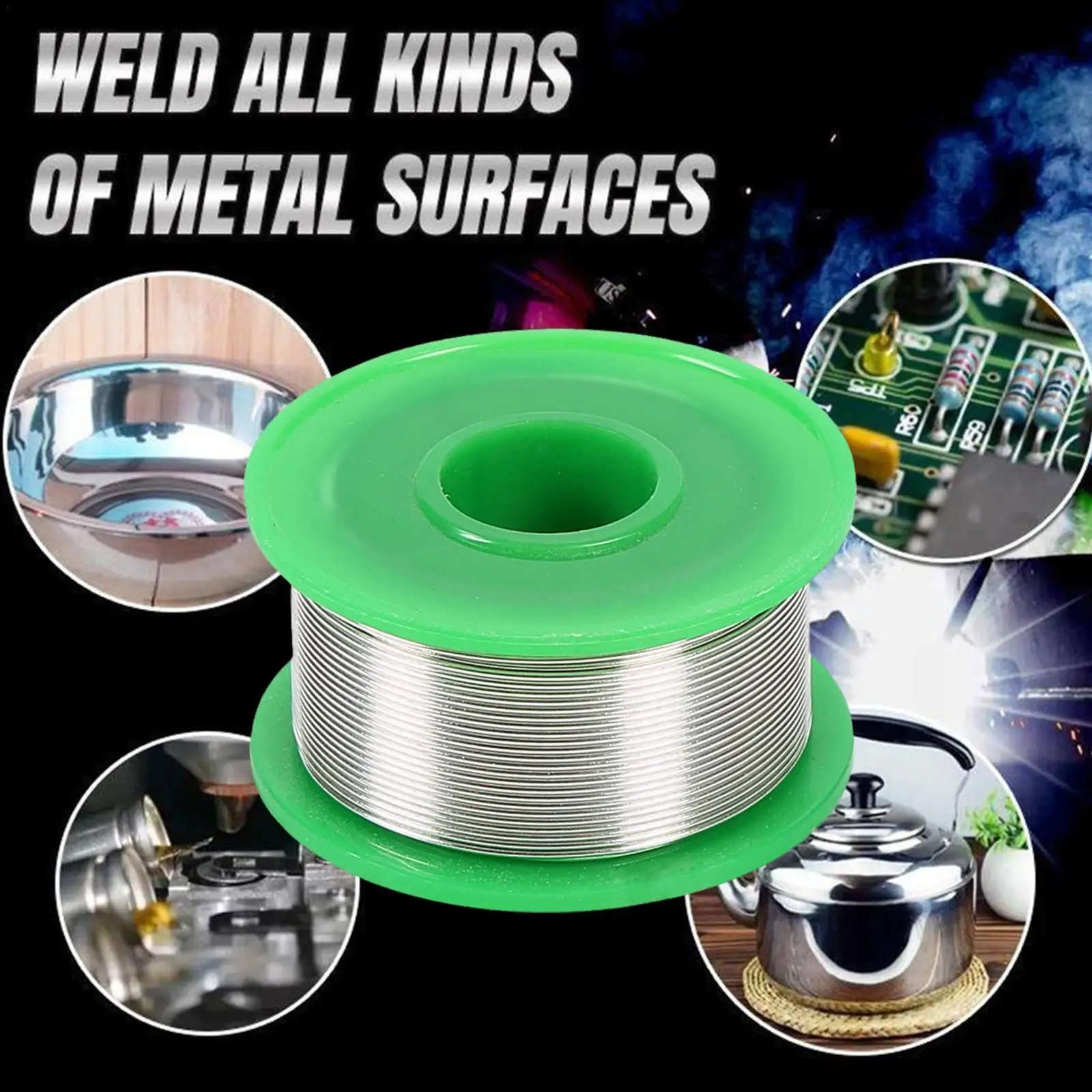 

0.5-1mm Solder Wire Lead-free Rosin Core Solder Wires With Flux And Low Melting Point For Electric Soldering Iron