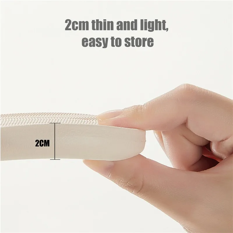 Summer Men Women Foldable Flip Flops Casual Shoes Beach Slides Portable Sandals Non-Slip Bathroom Hotel Travel Light Slippers